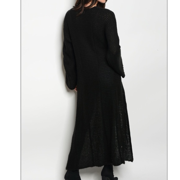 ❤️ LAST ONE NEW S black sweater long cardigan - Picture 3 of 3
